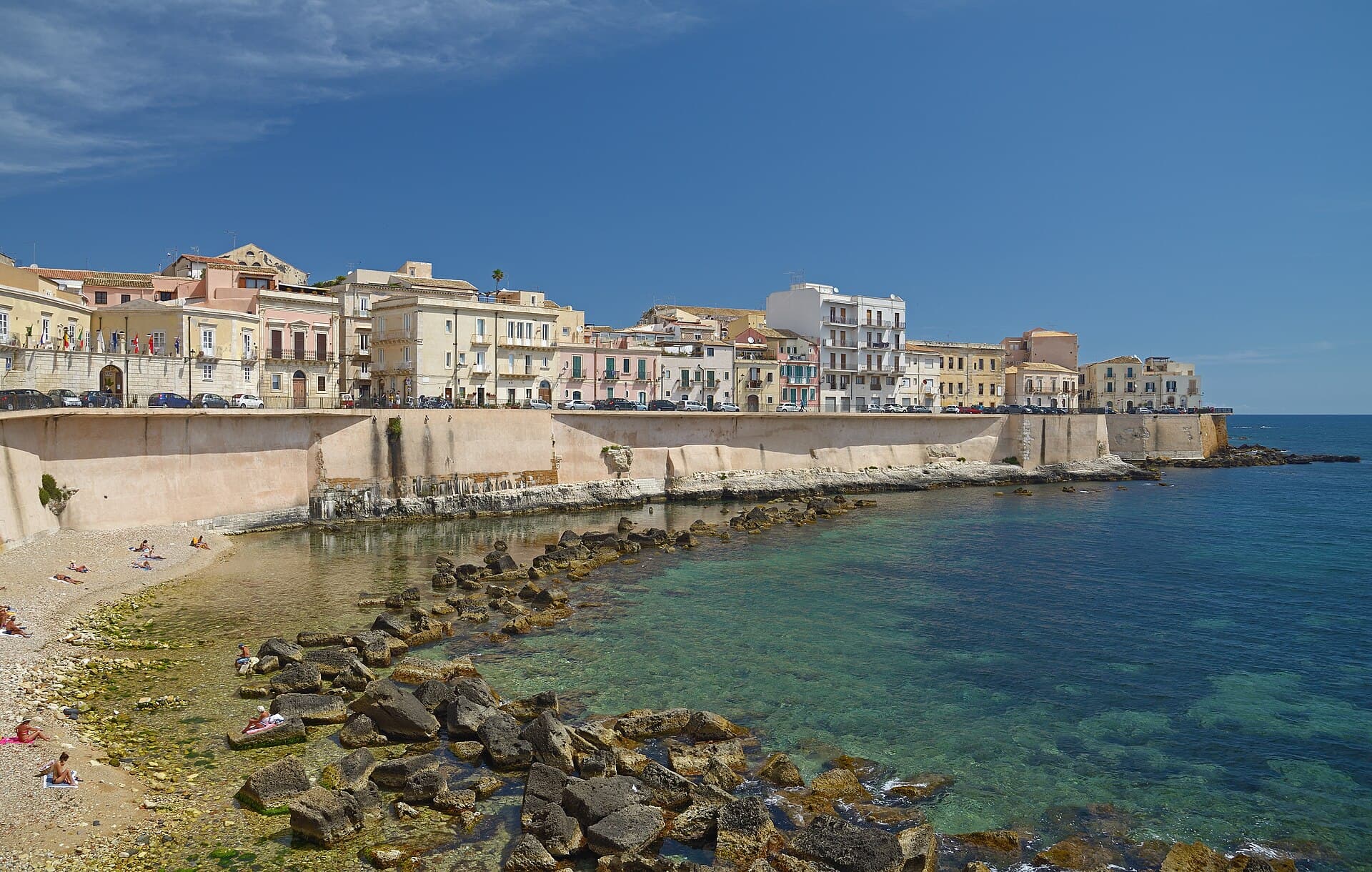 Lungomare d’Ortygie à Syracuse, Sicile